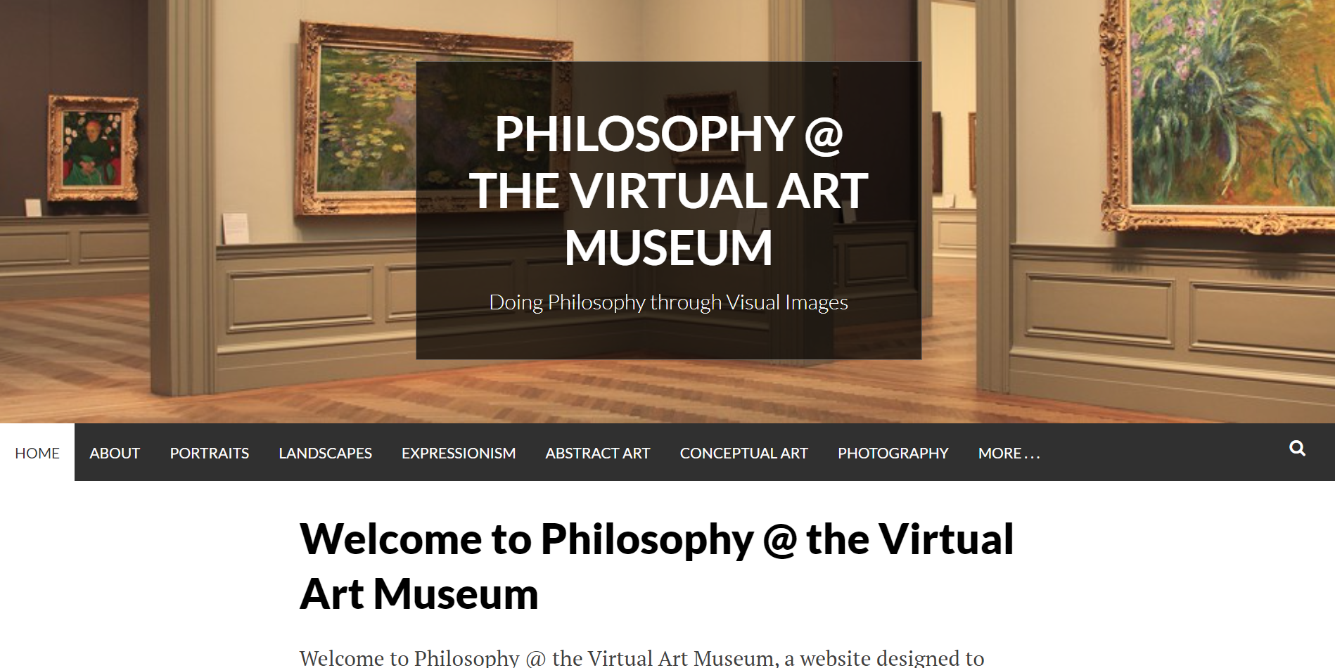 Philosophy @ the Virtual Art Museum